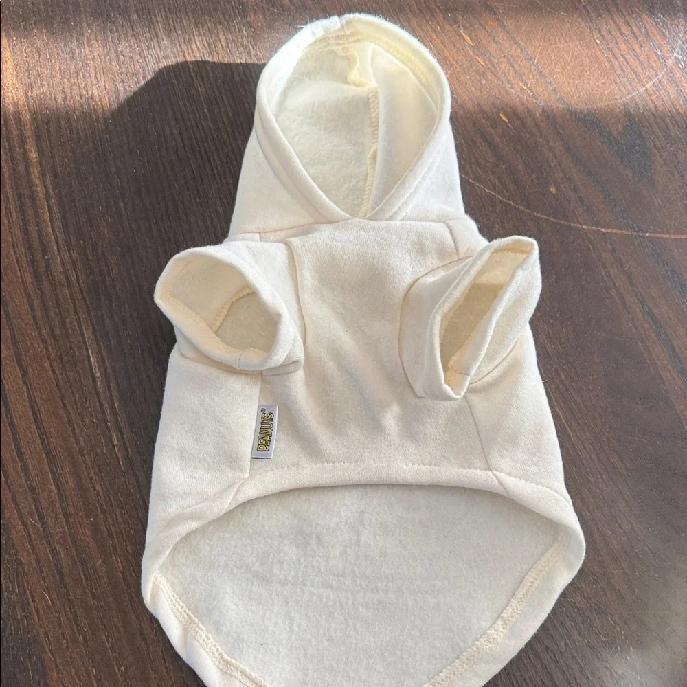 Peanuts White Ski Club Dog Hoodie